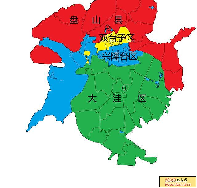 盘锦市各市区行政区划图