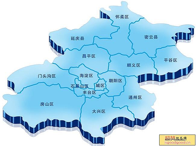 北京市各市区行政区划图
