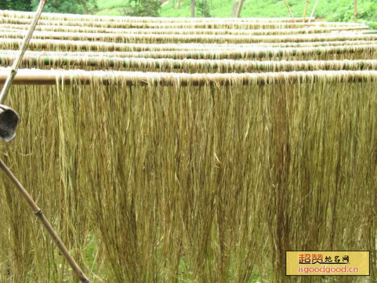 大竹苎麻特产照片