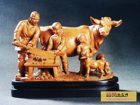 上海木雕特产照片