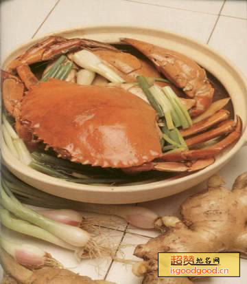 姜葱蟹煲特产照片
