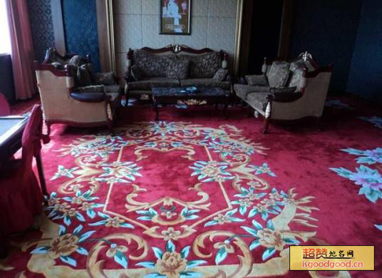 内蒙古地毯特产照片
