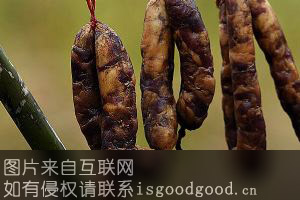 彝族香肠特产照片