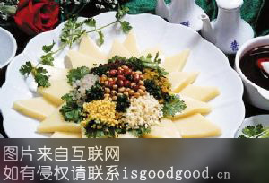 绿叶米豆腐特产照片