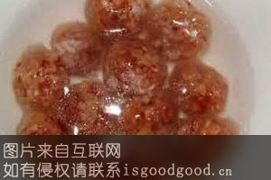 扬州藕粉圆子特产照片