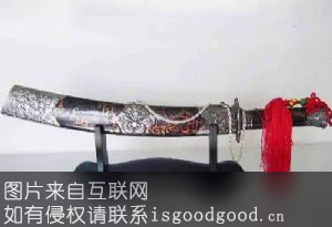 蒙古刀具特产照片