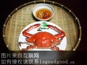 姜汁螃蟹特产照片