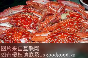 电白清煮花蟹特产照片