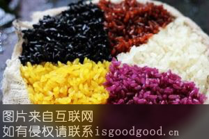 龙州五色糯米饭特产照片