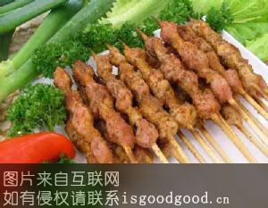 吐鲁番烤羊肉串特产照片