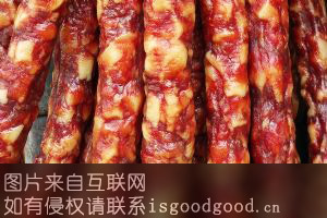 桂北腊肠特产照片