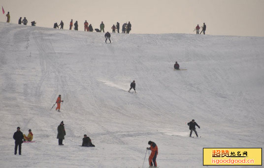 盘山滑雪场景点照片