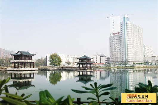 天门东湖公园景点照片