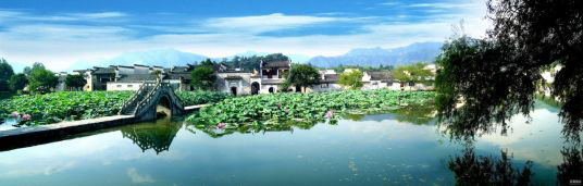 宏村南湖景点照片