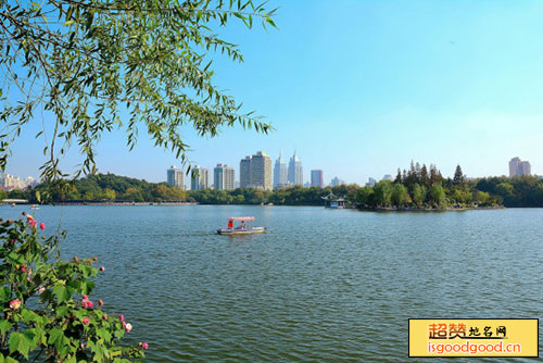 上海长风公园景点照片